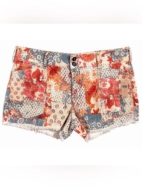 Anthropologie Pilcro Wanderer Low Rise Paisley Shorts 32